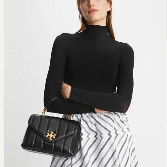 TORY BURCH SMALL KIRA SATCHEL TOP HANDLE BAG - Picture 11 of 14